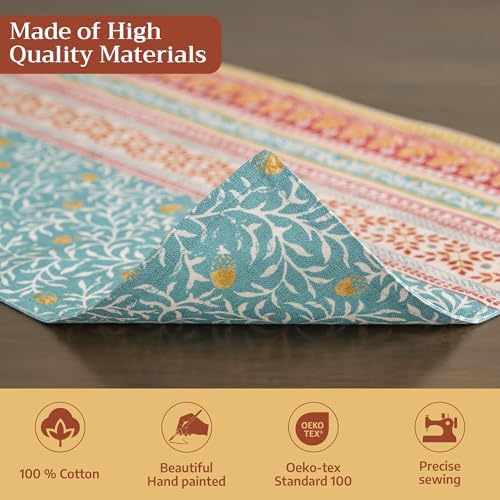 Maison d' Hermine Placemats Set of 4 Reusable 100% Cotton (13"x19")