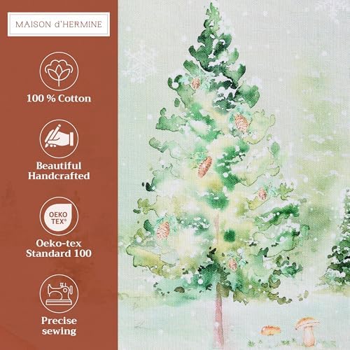 Maison d' Hermine Placemats Set of 4 Reusable 100% Cotton (13"x19")