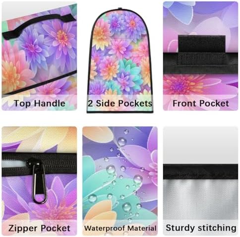 Flower Rainbow Kitchen Aid Covers Foldable Washable Stand Mixer Dust Cover