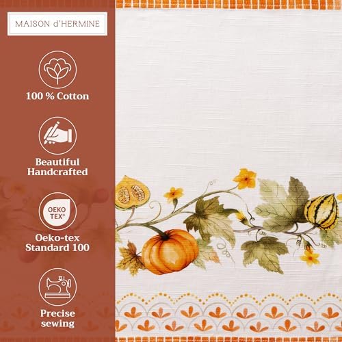 Maison d' Hermine Placemats Set of 4 Reusable 100% Cotton (13"x19")