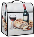 Red Wine Kitchen Aid Covers Foldable Washable Stand Mixer Dust Cover