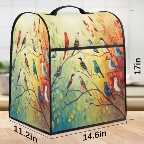 Animals Birds Kitchen Aid Covers Foldable Washable Stand Mixer Dust Cover