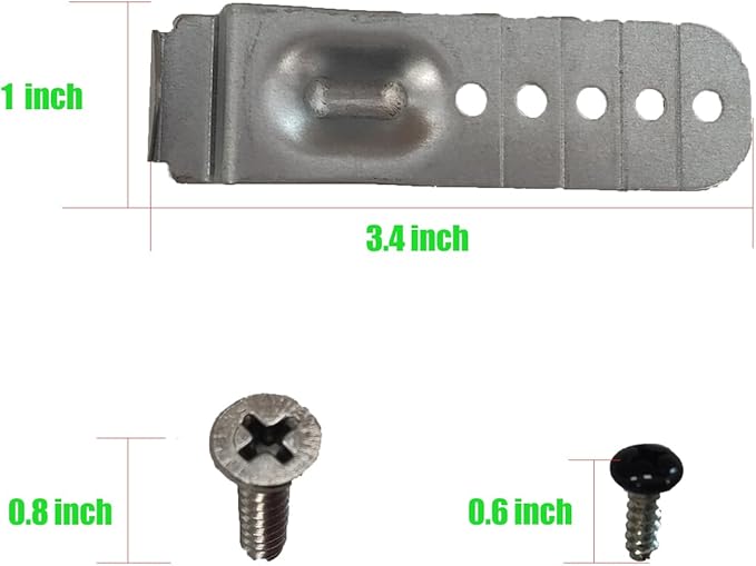 DD82-01433A Dishwasher Mounting Bracket Kit for Samsung –Includes 2 x Mounting Brackets, 6 x Mounting Screws，Install Kit Fits for Samsung Dishwashers DW80R2031 DW80N3030US DW3000Mm Series