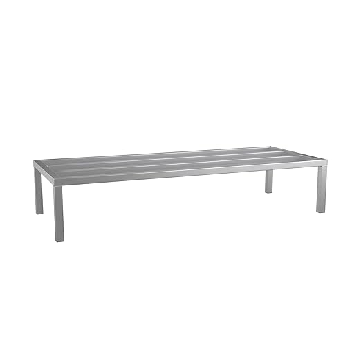 60'' x 24'' x 12'' Aluminum Dunnage Rack - 1850 lb. Capacity