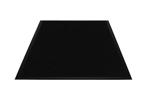 Guardian UG060835 Elite Guard Berber Indoor/Outdoor Floor Mat, 72" x 96", Black