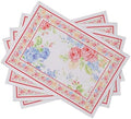 Maison d' Hermine Placemats Set of 4 Reusable 100% Cotton (13"x19")