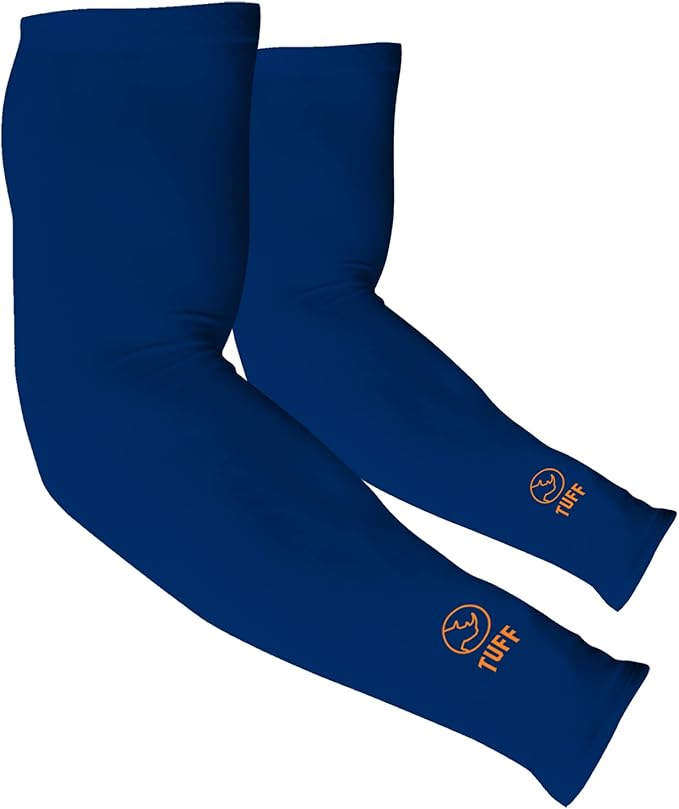 TUFF Compression Cooling Arm Sleeves - UPF 50 Arm Sleeves for Men & Women…