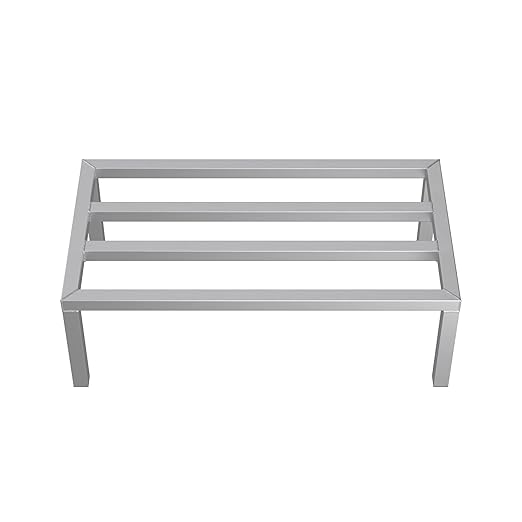 36'' x 20'' x 12'' Aluminum Dunnage Rack - 1630 lb. Capacity
