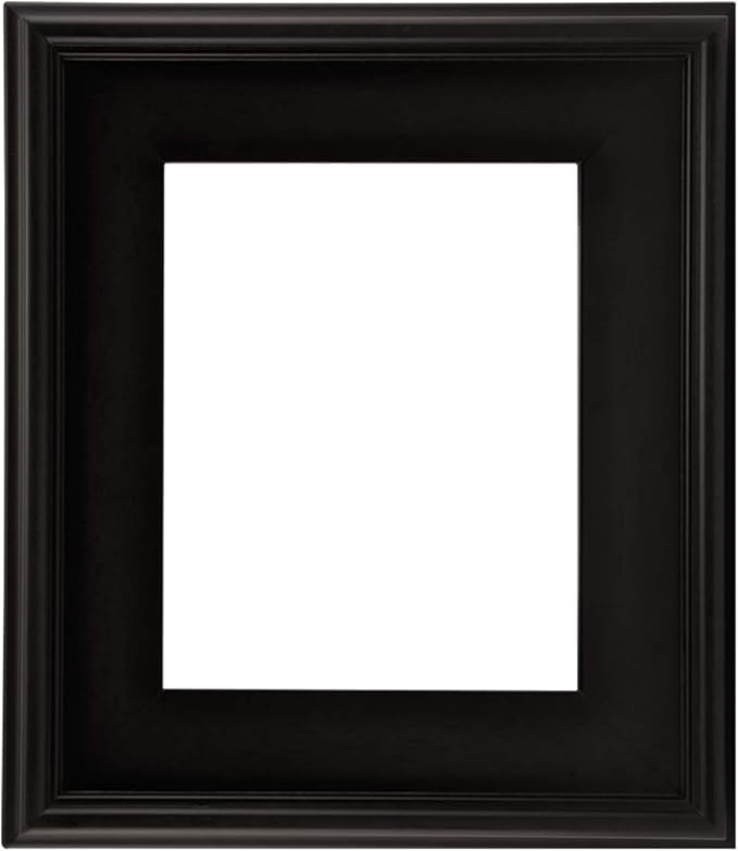 Creative Mark Plein Air Style Frame, Black, 12x12-2.75" Wide Moulding with 1/2" Rabbet Depth, Open Back W/O Glazing, Museum Quality, For Art Panels, Stretched Canvas, Pictures & More