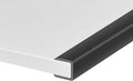 Rubber Edge Trim, Self-Adhesive U Channel Edge Protector for Plywood, Cabinet, 1/2" Wood Edge Banding, Flexible Furniture Repair, EPDM Material, Fit 1/2"(12mm), Length 10Ft, Black