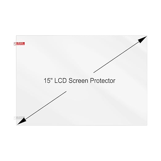 5PCS 15 Inches LCD Screen Protector Film - Scratch-Resistant High Light Transmittance Protective Films for Phrozen Sonic Mega 8k / Mega 8K V2 / Mega 8KS Resin 3D Printer