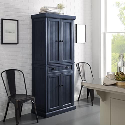 Crosley Furniture Seaside Coastal Pantry Storage Cabinet