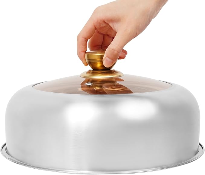 3-Tier Food Steamer Pot for Cooking, Stainless Steel Steamer Pot with Lid, Stackable Steaming Pots for 4-6 People, Steam Cooker Cookware for Dumpling Seafood, Compatible with Gas Stove (12.6 Diameter)