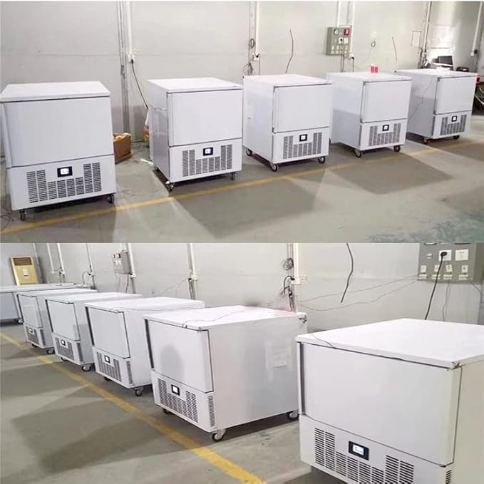 Kolice Commercial 3 Trays Blast Chiller,Chest Freezer,Dumpling Freezer, Batch Freezer for Ice Cream, Cake, Chicken, Pastry, Beef, Seafood, Dessert etc In Hotel,Restaurant,Bakery,Dessert Shop