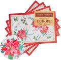 Maison d' Hermine Placemats Set of 4 Reusable 100% Cotton (13"x19")