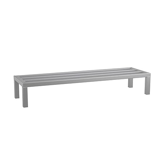 48'' x 14'' x 8'' Aluminum Dunnage Rack - 1400 lb. Capacity