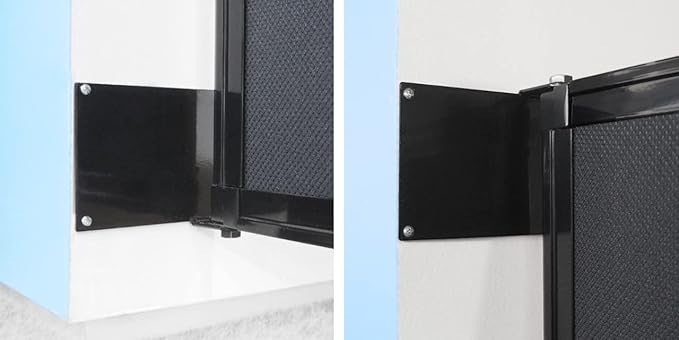 Wall-Mounted Sliding StraightWall Room Divider | Adjustable Widths | Locking Wheels | Room Separator | Up to 19'9" Wide x 6' Tall Charcoal Gray Fabric Panels
