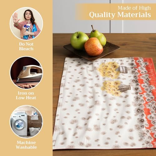 Maison d' Hermine Placemats Set of 4 Reusable 100% Cotton (13"x19")