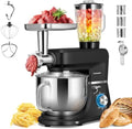 VIVOHOME 6-in-1 Stand Mixer, 8.5-Quart Tilt-Head Mixer, 10 Speeds, Black