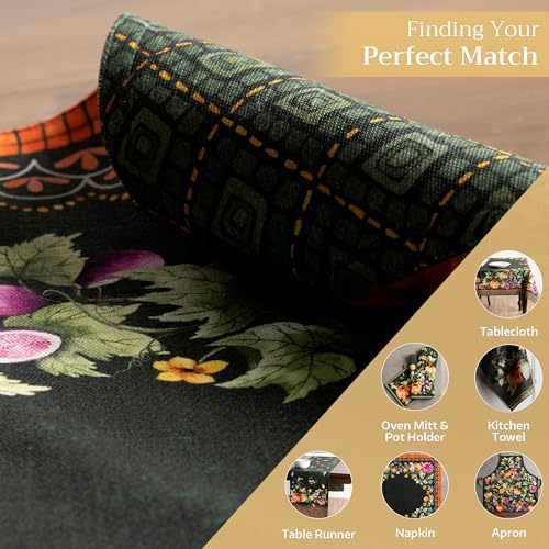 Maison d' Hermine Placemats Set of 4 Reusable 100% Cotton (13"x19")