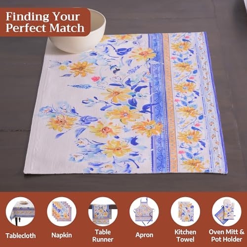 Maison d' Hermine Placemats Set of 4 Reusable 100% Cotton (13"x19")