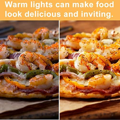 48-inch Commercial Food Warmer Display Case, 3-Tier Countertop Food Pizza Pastry Warmer w/ 3D Heating with LED Lighting Removable Shelves Glass Door, Pastry Display Case for Buffet Restaurant
