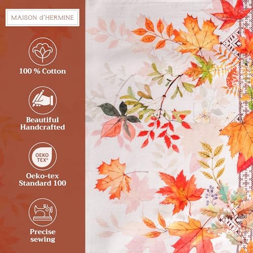 Maison d' Hermine Placemats Set of 4 Reusable 100% Cotton (13"x19")