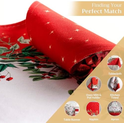 Maison d' Hermine Placemats Set of 4 Reusable 100% Cotton (13"x19")