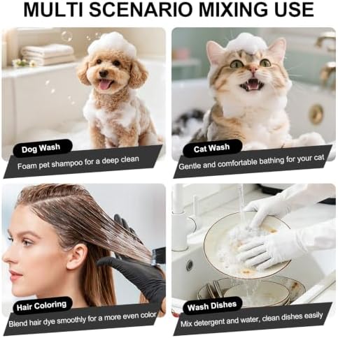 MIGECON Stand Mixer Electric Kitchen Mixer Egg Electric Whisk, Dark Grey