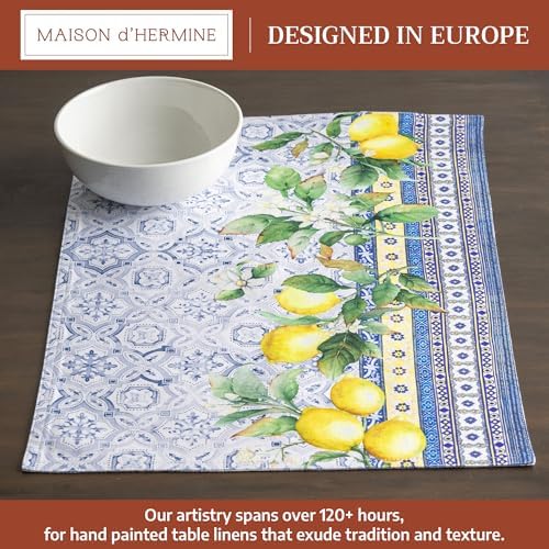 Maison d' Hermine Placemats Set of 4 Reusable 100% Cotton (13"x19")