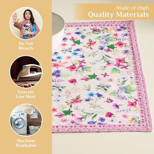 Maison d' Hermine Placemats Set of 4 Reusable 100% Cotton (13"x19")