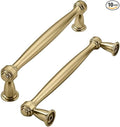 khtumeware 10 Pack 3 Inch(76mm) Champagne Bronze Cabinet Pulls Champagne Brass Kitchen Cabinet Handles Kitchen Cabinet Hardware for Cupboard Drawer Handles Dresser Pulls