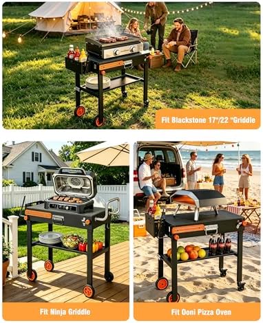 Blackstone Table for 17" or 22" Griddle, 20s Quick Setup, with Cover
