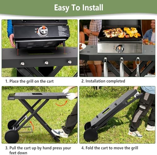 Blackstone Portable Grill Cart for Blackstone 17" & 22" Griddle