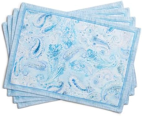 Maison d' Hermine Placemats Set of 4 Reusable 100% Combed Cotton (13"x19")