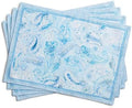 Maison d' Hermine Placemats Set of 4 Reusable 100% Combed Cotton (13"x19")