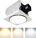Bathroom Exhaust Fan with Light,120 CFM 1.2 Sones, 41W Bathroom Fan with Light for Home, 1500lm LED Light 2700K/4000K/6500K-UL HVI Certificated