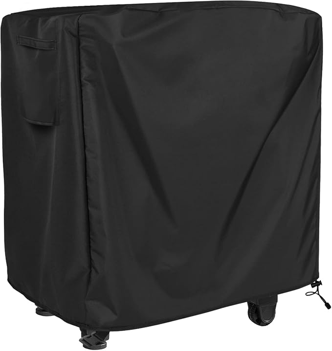Portable Outdoor Table Cover, Fits 32 Inch Keter Unity Portable Outdoor Table,420D Tear-Resistant, UV Resistant, All Weather Protection Preptable Cover,Black(35" L x 24" W x 35" H)