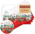 Maison d' Hermine Placemats Set of 4 Reusable 100% Cotton (13"x19")