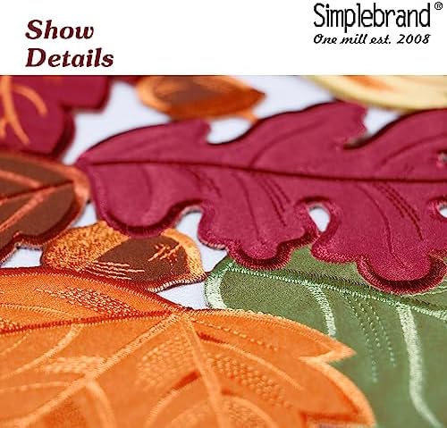 Simplebrand Harvest Fall Table Runner 120 Inches Long for Thanksgiving