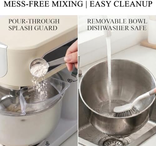 5.3 Qt Tilt-Head Stand Mixer, 9-Speed Electric Food Mixer