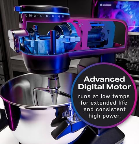 GE Profile Smart Stand Mixer with 7qt Bowl, Built-in Scale, Auto Sense