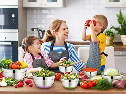 600W Electric Hand Mixer with 6 Piece Mixing Bowls