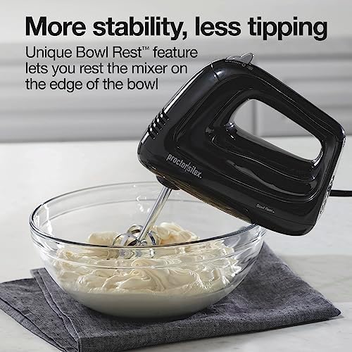 Proctor Silex Easy Mix 5-Speed Electric Hand Mixer with Bowl Rest