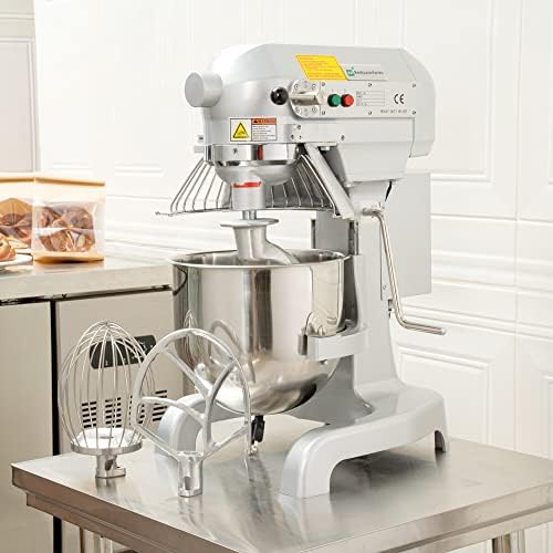 Restaurantware 11 qt Planetary Stand Mixer, Dough Hook, Whisk, Beater, 1 Ct