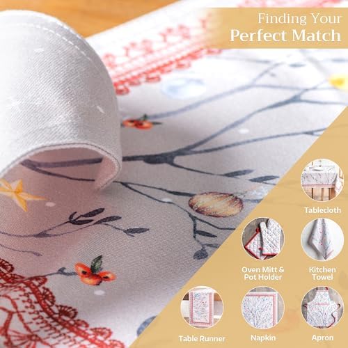 Maison d' Hermine Placemats Set of 4 Reusable 100% Cotton (13"x19")