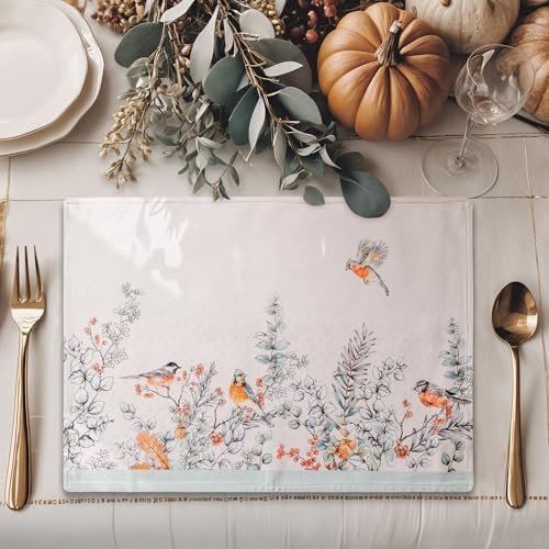 Maison d' Hermine Placemats Set of 4 Reusable 100% Cotton (13"x19")
