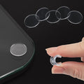 Extremely Self Adhesive Soft Glass Table Top Bumper, Transparent Anti Slide and Scratch for Glass Table, Rubber Pads for Glass Table Top Spacer. to Avoid The Movement of Glass (Round, 24 PCS)