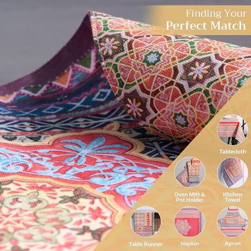 Maison d' Hermine Placemats Set of 4 Reusable 100% Cotton (13"x19")