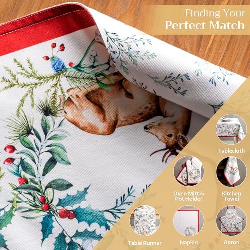 Maison d' Hermine Placemats Set of 4 Reusable 100% Cotton (13"x19")